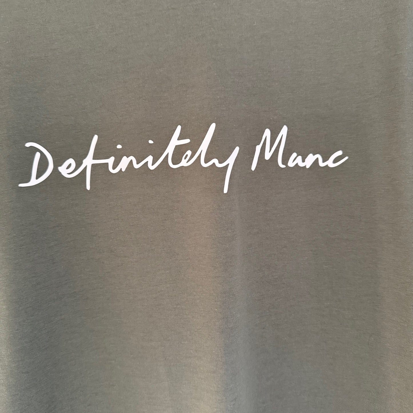 Bottle Green Definitely Manc '3D' Premium T-Shirt