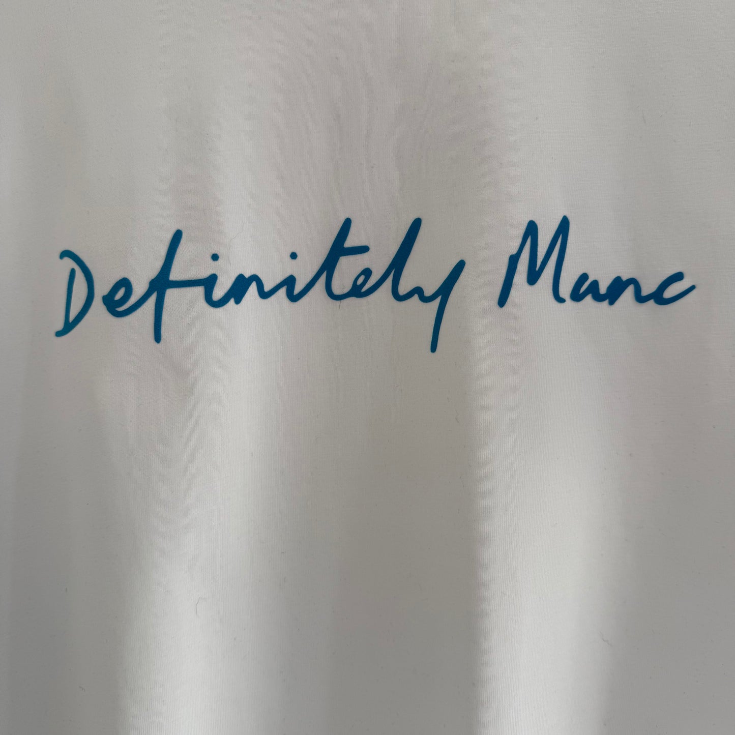 White Definitely Manc '3D' Premium T-Shirt