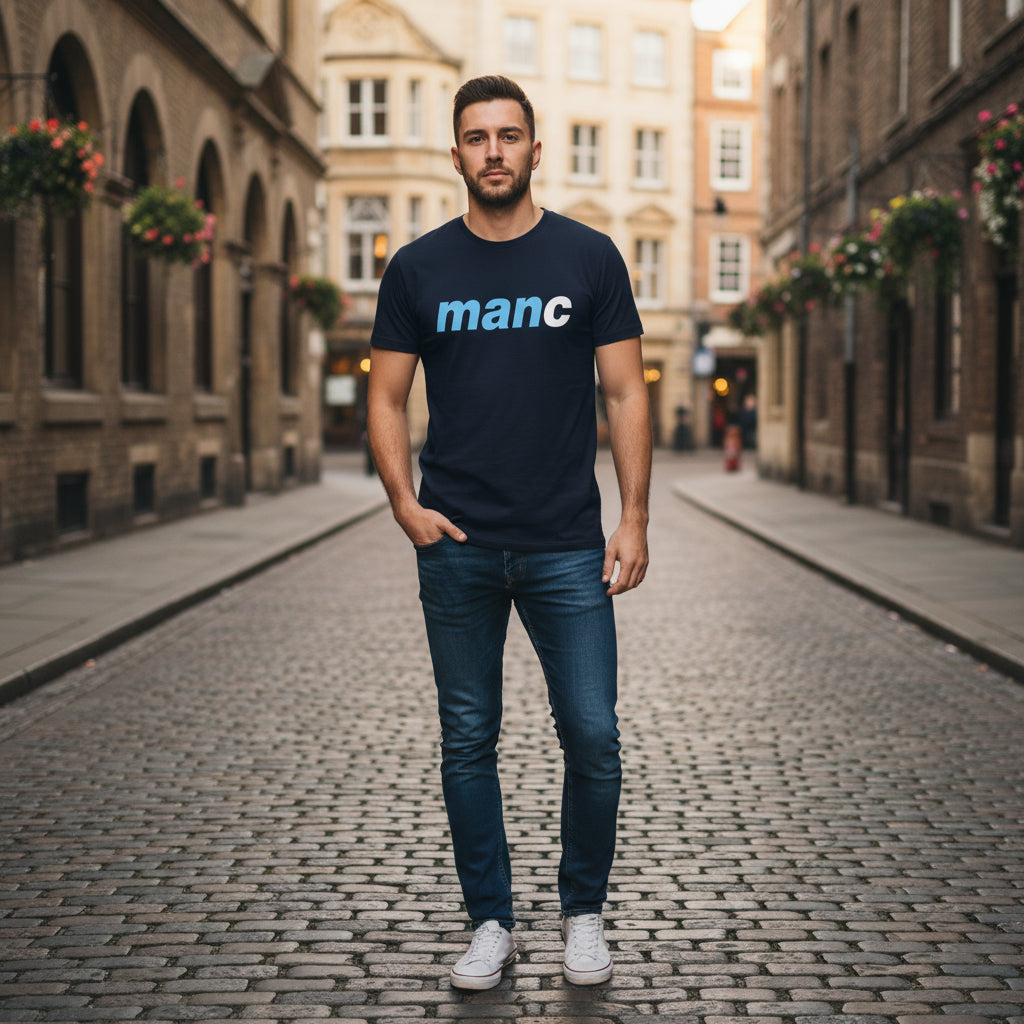 Navy Manc T-Shirt