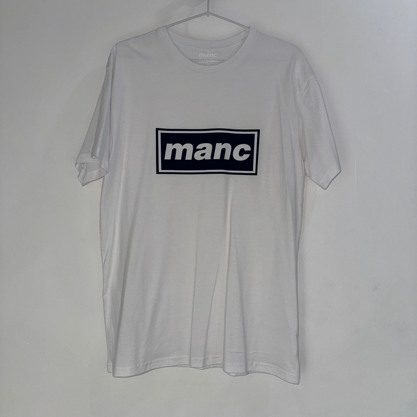 White Manc '3D' T-Shirt