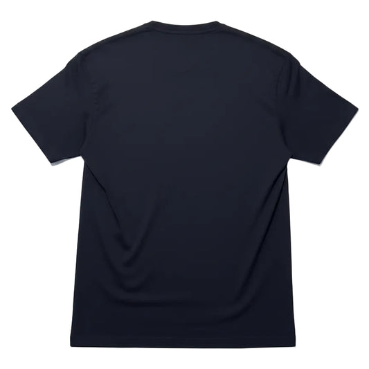 black t-shirt against a white backdrop