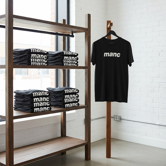 Black Manc '3D' T-Shirt