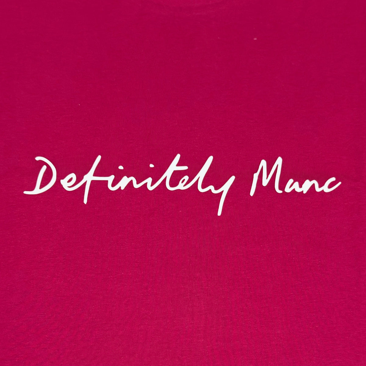 Red Definitely Manc T-Shirt