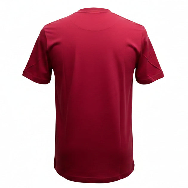 Red t-shirt on a white background