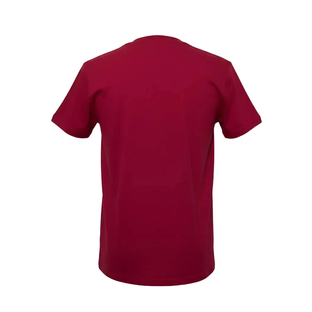 Red t-shirt on a white background