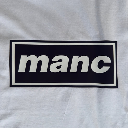 White Manc '3D' T-Shirt