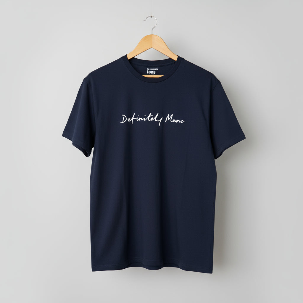 Navy Definitely Manc '3D' T-Shirt