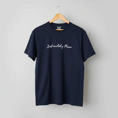 Navy Definitely Manc '3D' T-Shirt