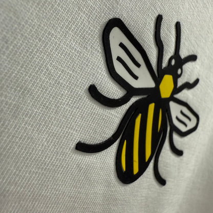White Manc Bee '3D' Premium T-Shirt