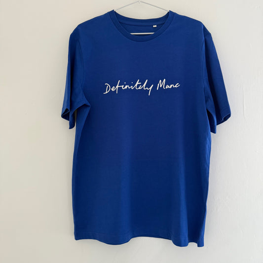 Blue Definitely Manc '3D' Premium T-Shirt