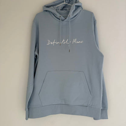 Sky Blue Definitely Manc '3D' Premium Hoodie