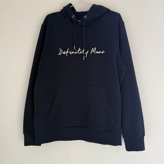 Navy Definitely Manc '3D' Premium Hoodie