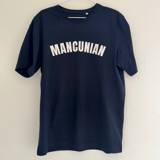 Navy Mancunian '3D' Premium T-Shirt