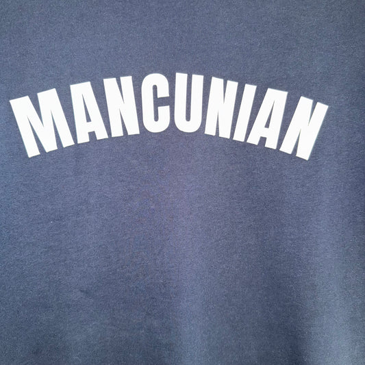 Navy Mancunian '3D' Premium T-Shirt
