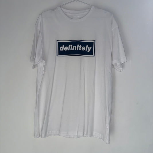 White Definitely '3D' T-Shirt