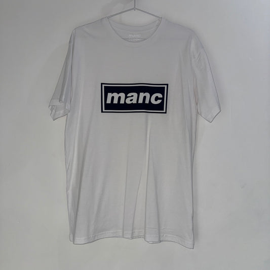 White Manc '3D' T-Shirt