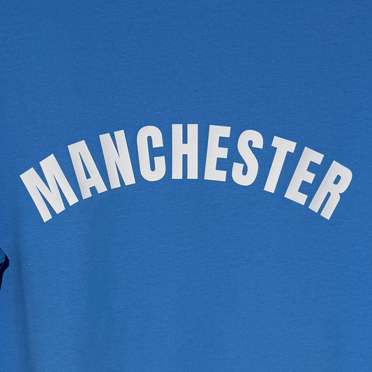 Azure Blue Manchester '3D' Premium T-Shirt