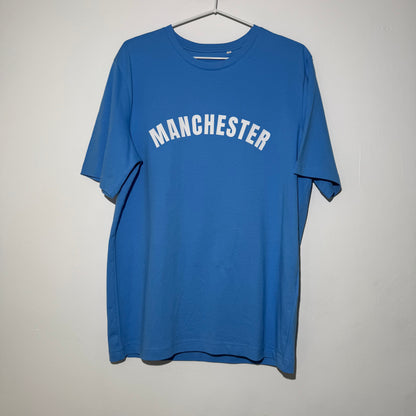 Azure Blue Manchester '3D' Premium T-Shirt