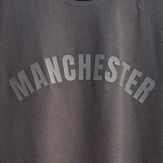 Black Manchester '3D' BlackOut T-Shirt