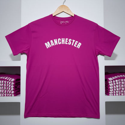 Cerise Manchester '3D' T-Shirt