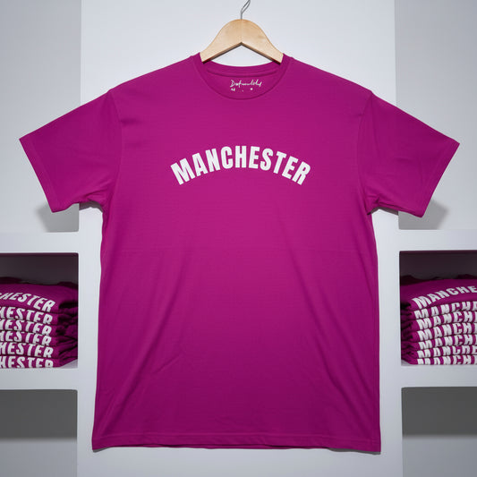 Cerise Manchester '3D' T-Shirt