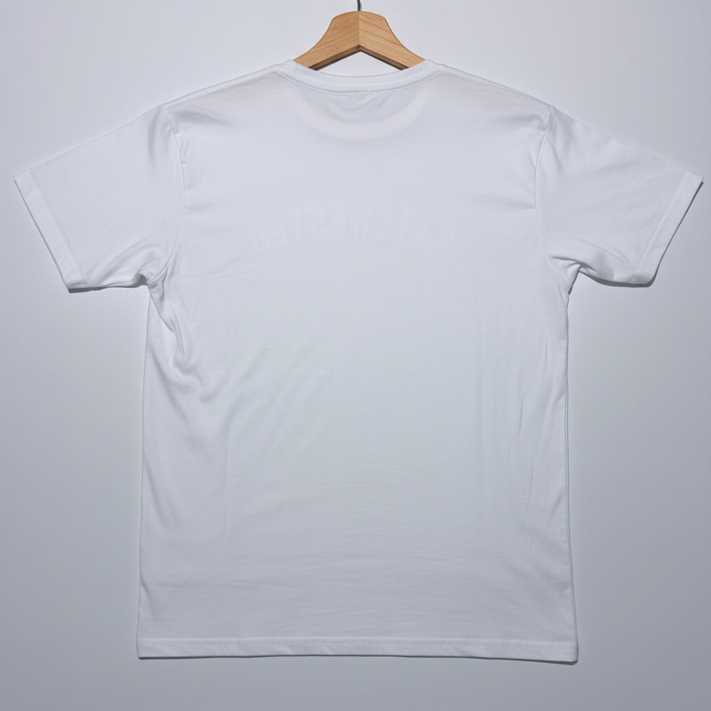White Manchester '3D' WhiteWash T-shirt