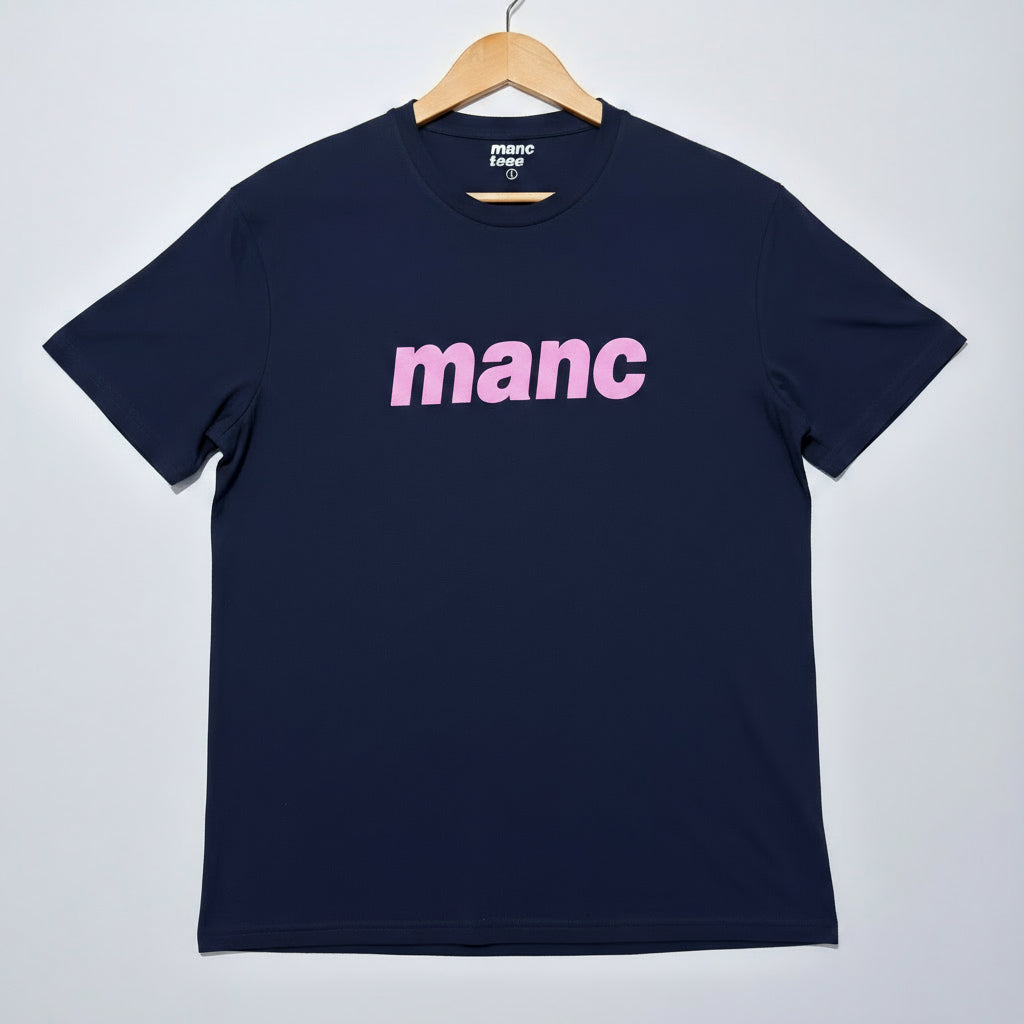 Navy Manc '3D' T-Shirt