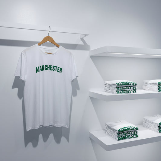 White Manchester '3D' T-Shirt