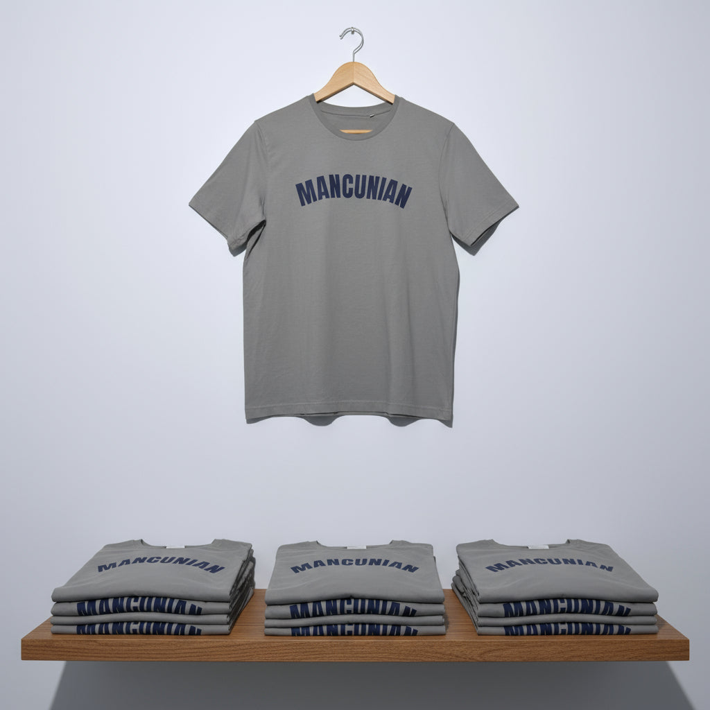 Stone Mancunian '3D' Premium T-Shirt