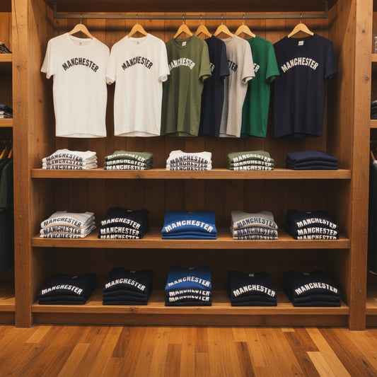 Azure Blue Manchester '3D' Premium T-Shirt