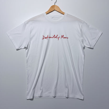 White Definitely Manc '3D' T-Shirt