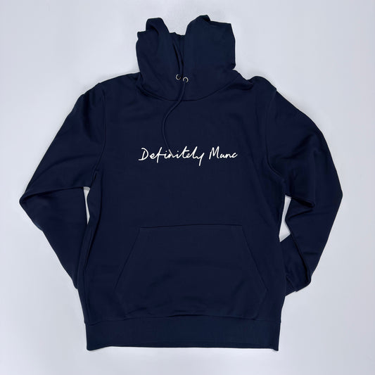 Navy Definitely Manc '3D' Premium Hoodie