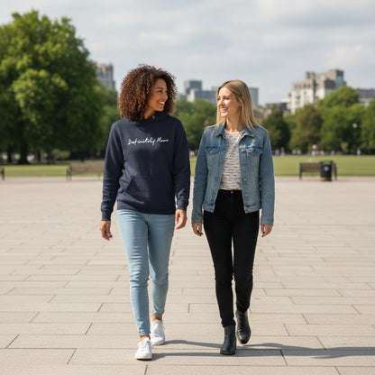 Navy Definitely Manc '3D' Premium Hoodie