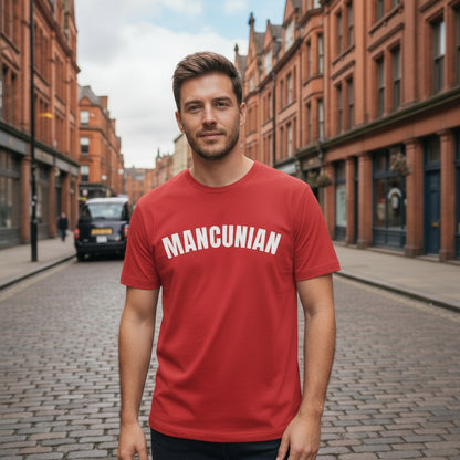 Red Mancunian '3D' Premium T-Shirt