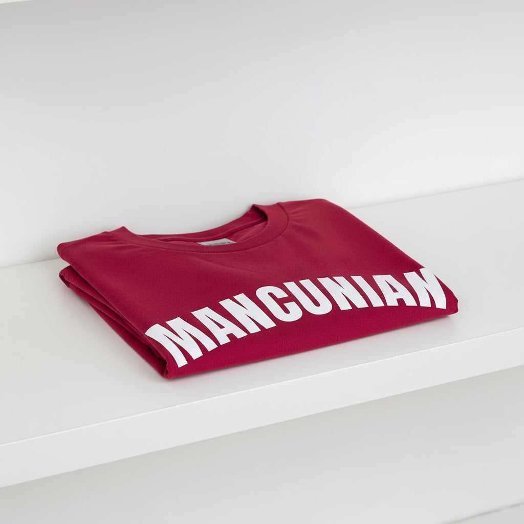 Red Mancunian '3D' Premium T-Shirt