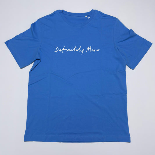Azure Blue Definitely Manc '3D' Premium T-Shirt