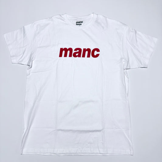 White Manc '3D' T-Shirt