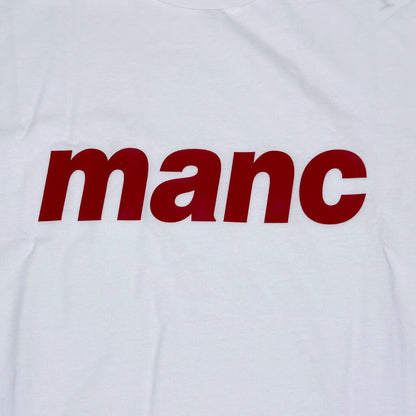 White Manc '3D' T-Shirt