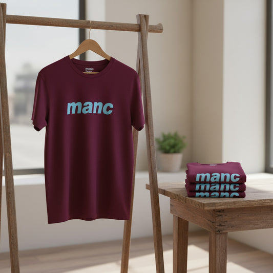 Maroon Manc T-Shirt