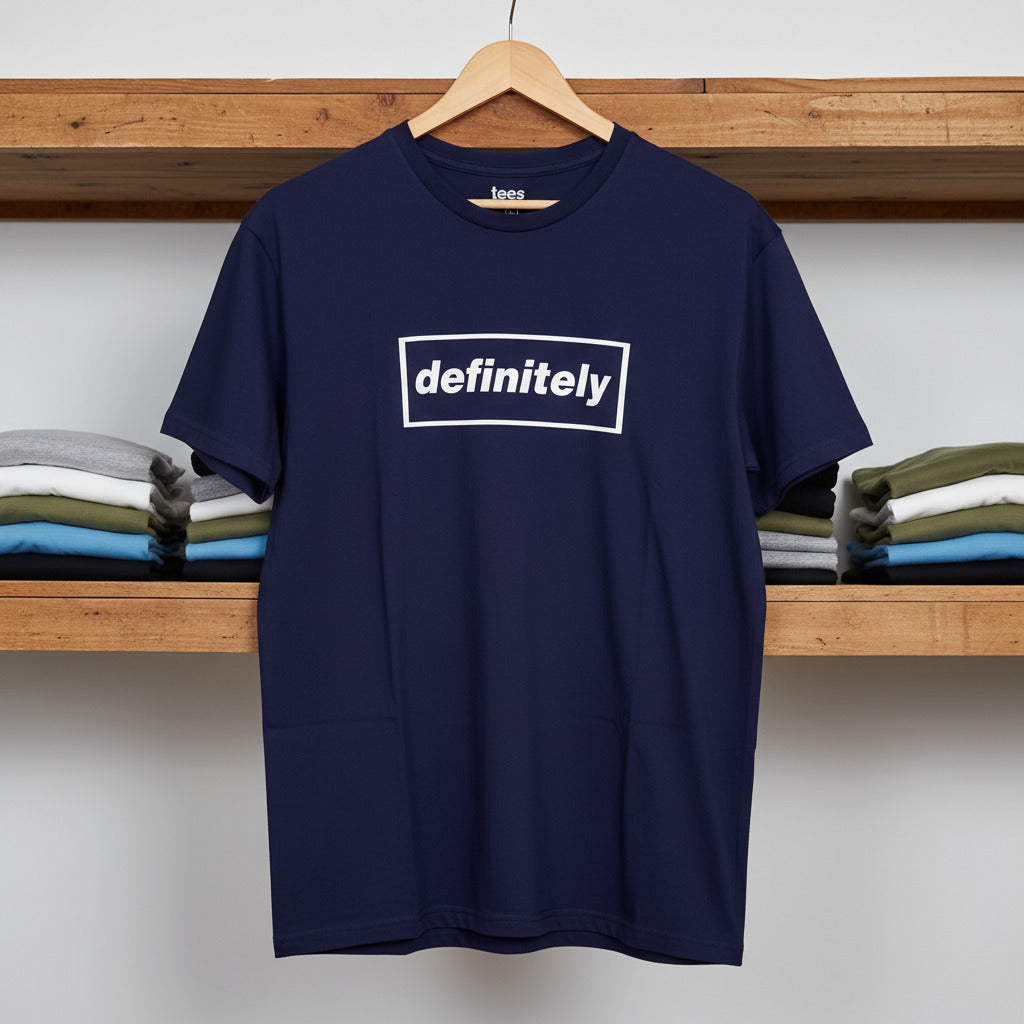 Navy Definitely '3D' T-Shirt