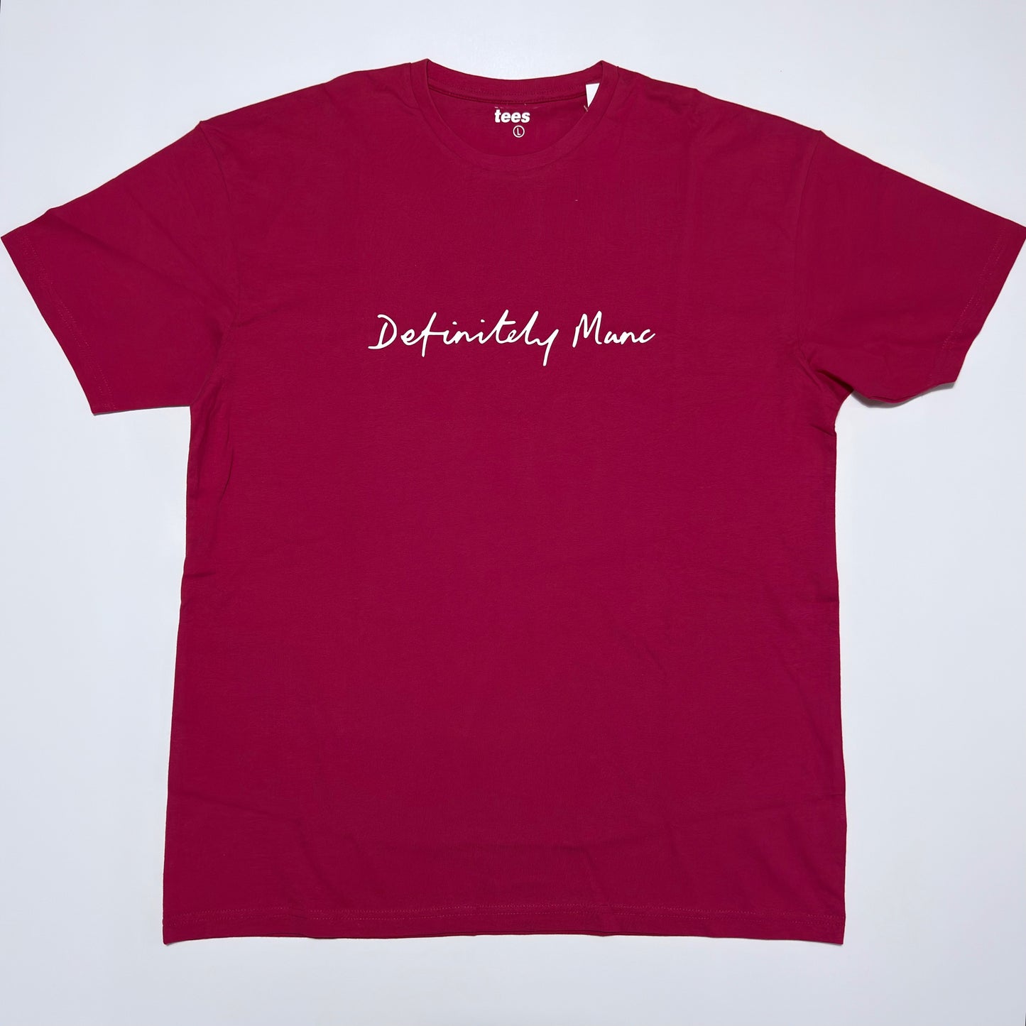 Red Definitely Manc '3D' T-Shirt