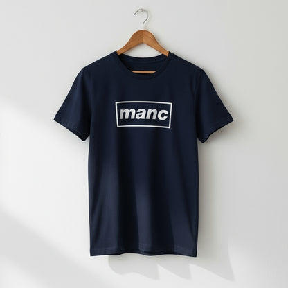 Navy Manc '3D' T-Shirt