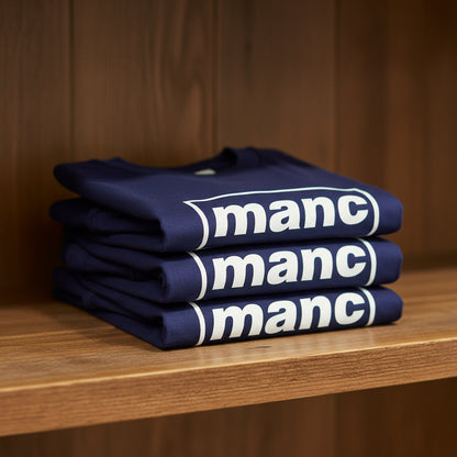 Navy Manc '3D' T-Shirt